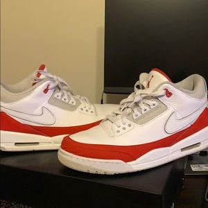 Jordan 3 Retro Tinker White University Red